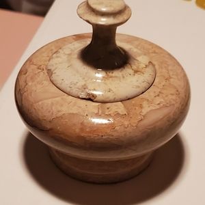 Marble storage and color is shades of beige